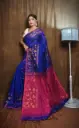  The Festive Derpari Saree - Royal Blue