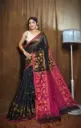 The Artisanal Derpari Handloom Saree - Multi Color