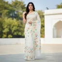 Reshom Jamdani Weaving Saree